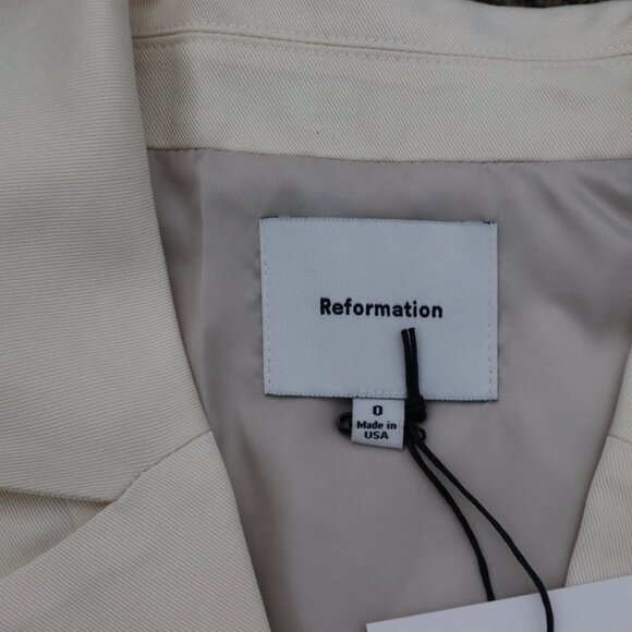 NWT REFORMATION Taryn Two Piece - Sugar Size 0 - Picture 8 of 12